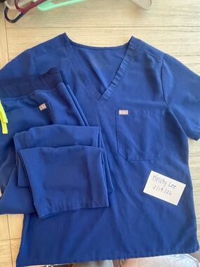 Figs Catarina scrub TOP Blue